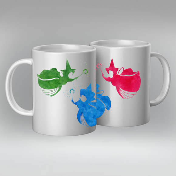 Blessings in Pink, Blue & Green Mug