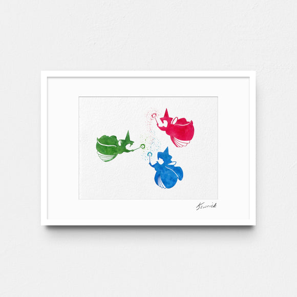 Blessings in Pink, Blue & Green
