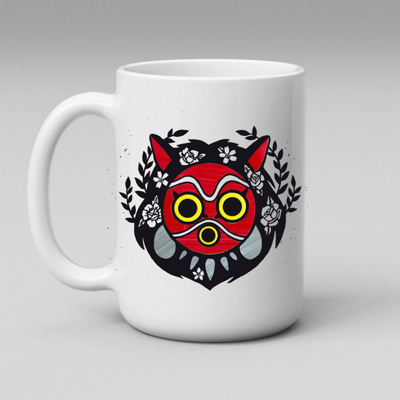 Mask of the Moon Forest Mug