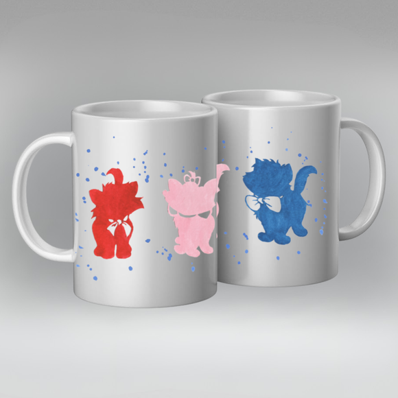 Whiskers in a Row Mug